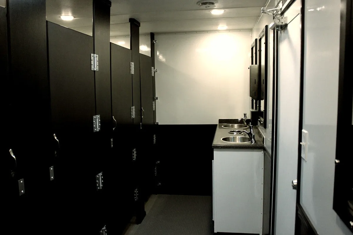 10 Station Rich Restroom Trailer Rental
