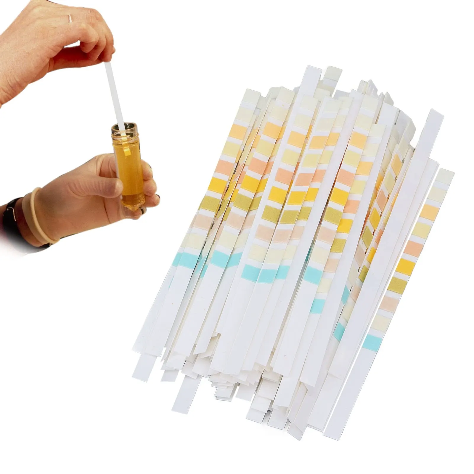 100pcs Ketone Urine Test Strips, Easy to Operation Ketosis Measuring Sticks Kit Accurate Fast Measurement Ketones Level Monitor Test Strip