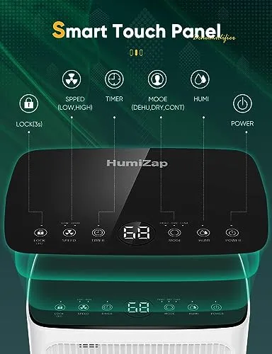 12L/Day Dehumidifiers for Home Damp, Dehumidifier