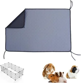 2 Pack-Guinea Pig Cage Liner, Washable Pee Pads for Guinea Pigs, Rabbit, Chinchilla, Bunny, Fast Absorbing& Reusable Waterproof Mat, Small Animal Cages Bedding Odor Control-28 * 42 Inch
