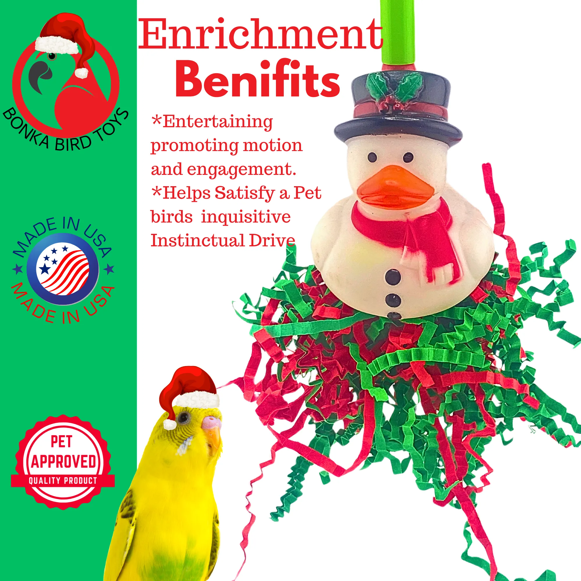 2730 Christmas Snowman Duck