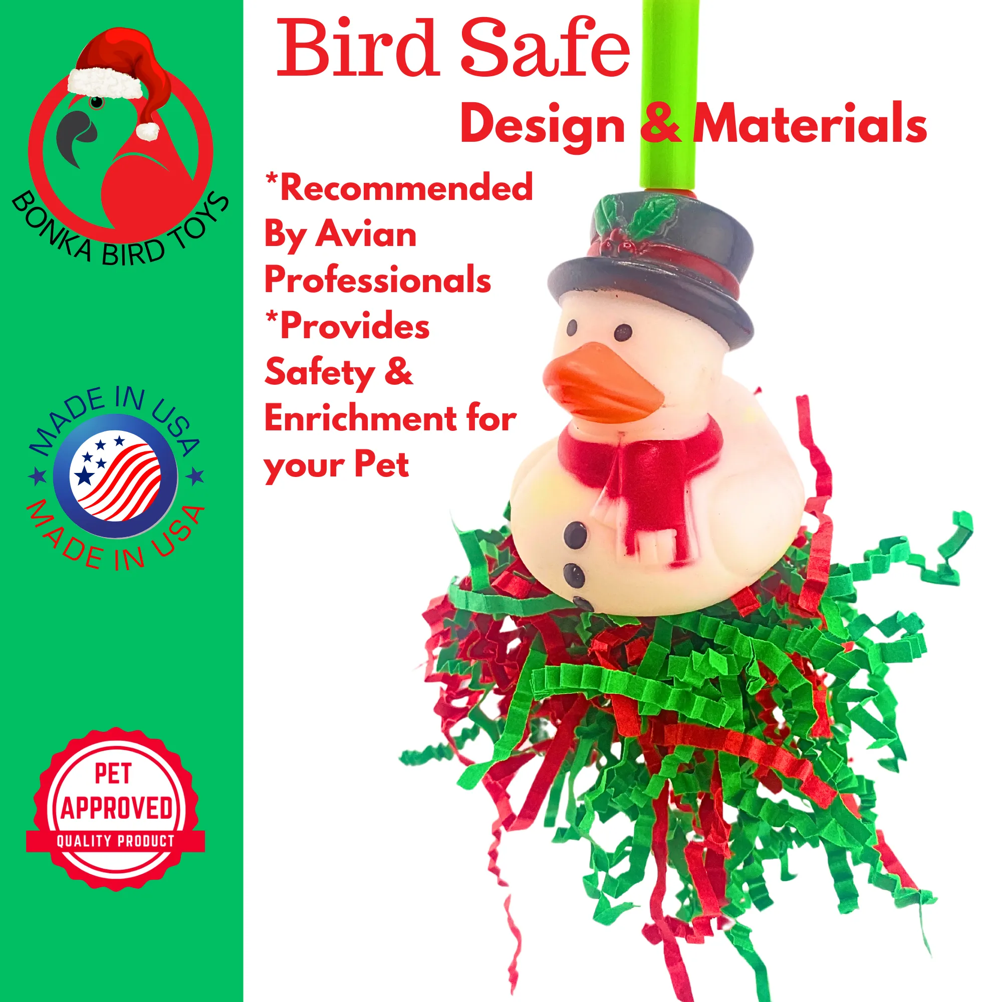 2730 Christmas Snowman Duck