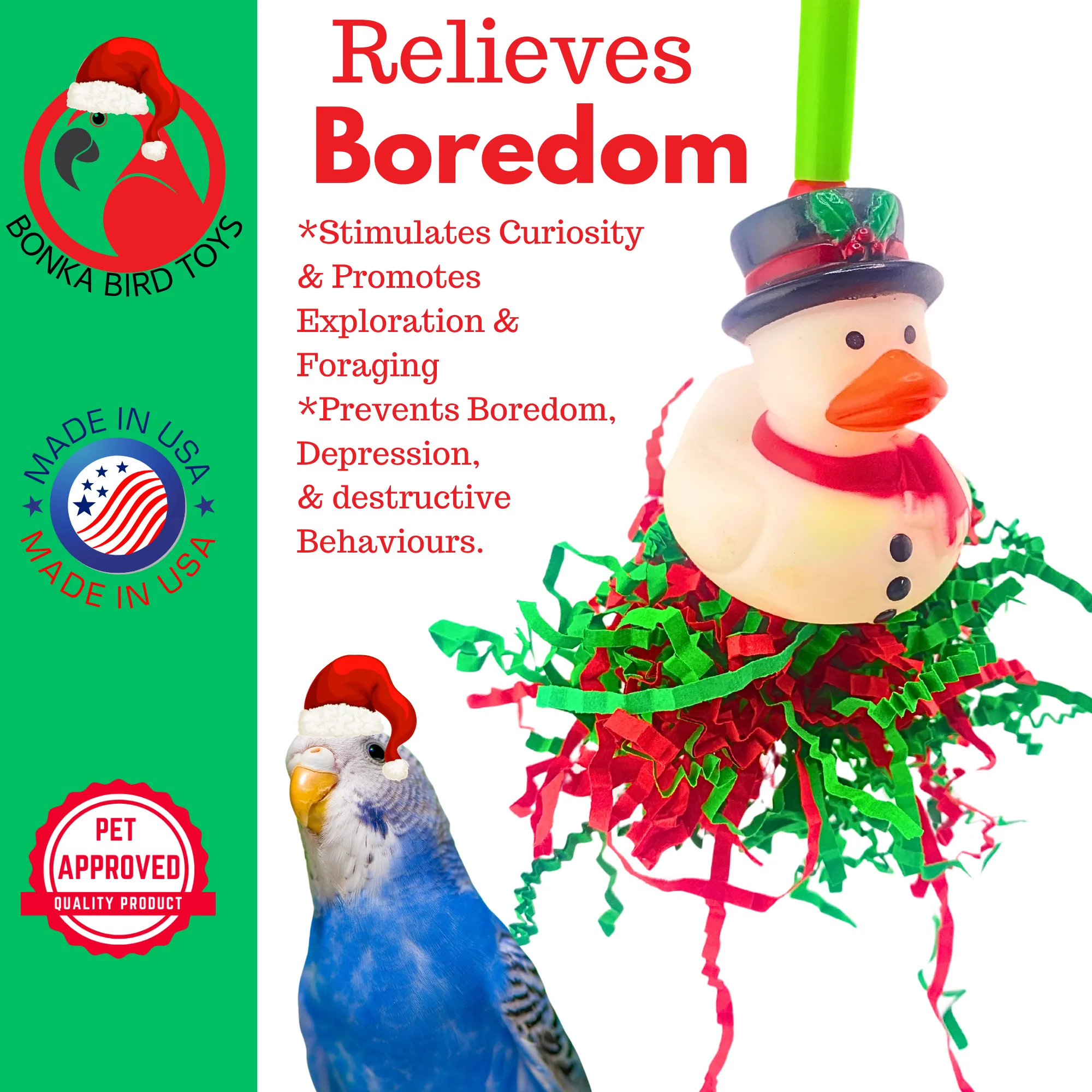 2730 Christmas Snowman Duck
