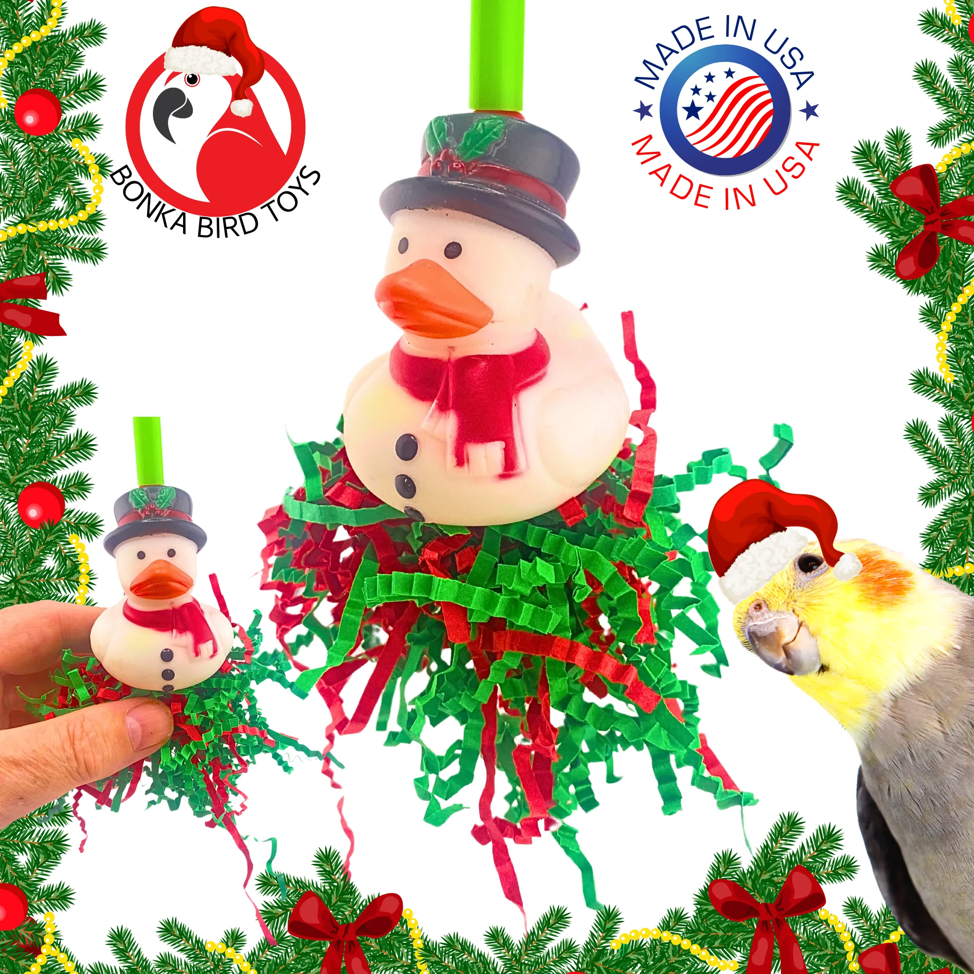 2730 Christmas Snowman Duck