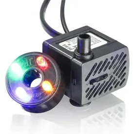 2W Submersible Aquarium Pump with LED