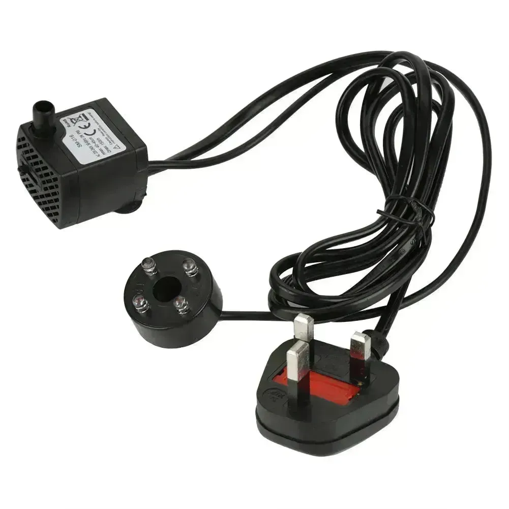 2W Submersible Aquarium Pump with LED