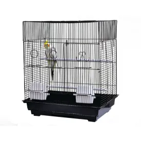 A and E Cages Flat Top Bird Cage in Retail Box