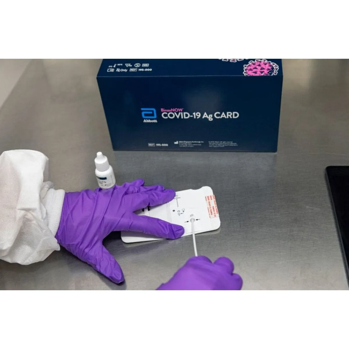 Abbott BinaxNOW Professional Antigen Rapid Test Kit Nasal Swab