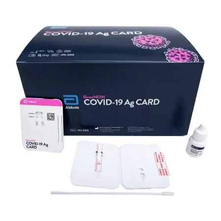 Abbott BinaxNOW Professional Antigen Rapid Test Kit Nasal Swab