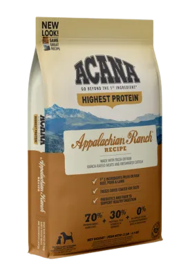 ACANA Highest Protein Appalachian Ranch Recipe Dry Dog Food
