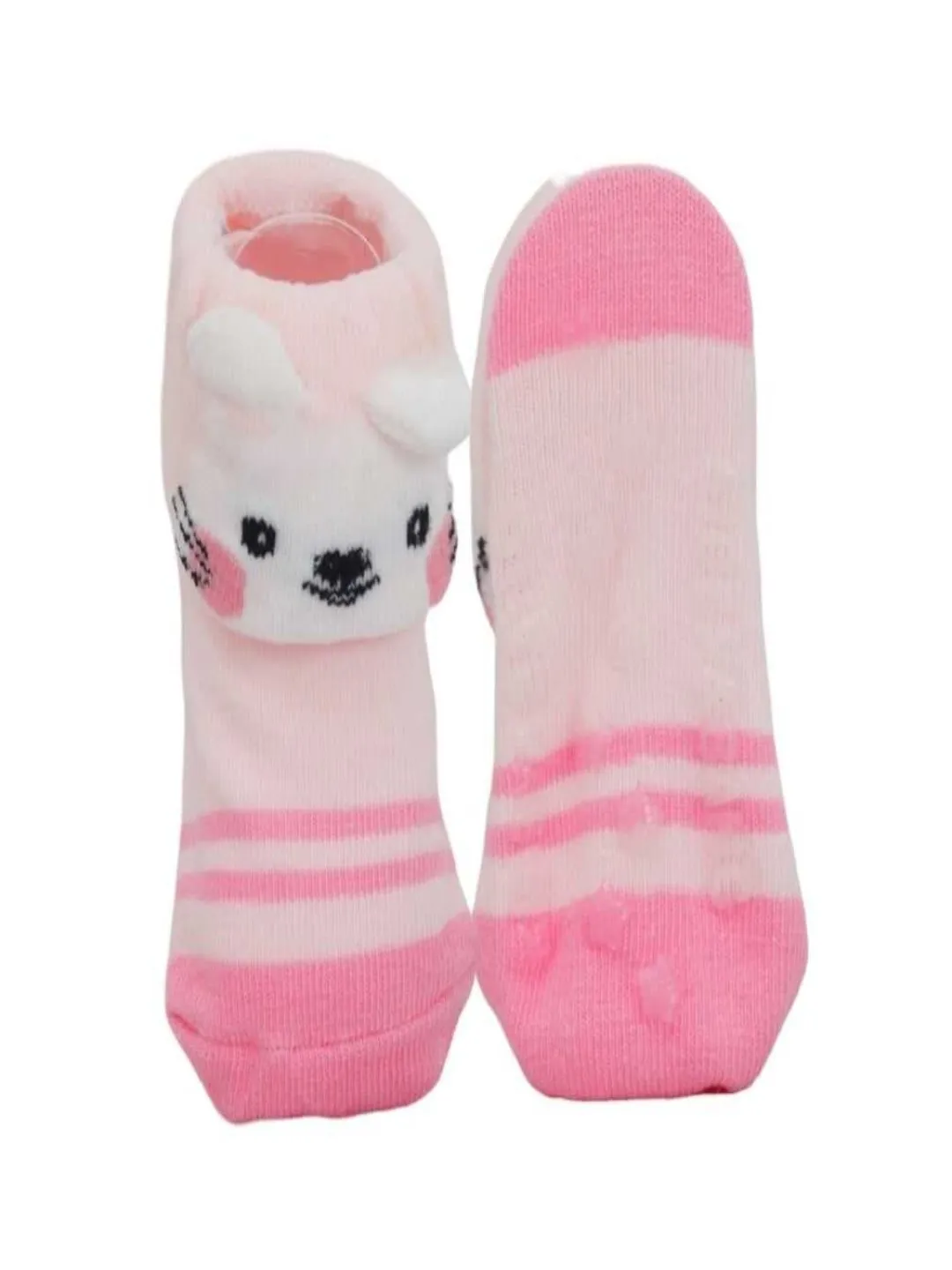 Adorable Animal Print Anti-Skid Socks Set for Baby Girls