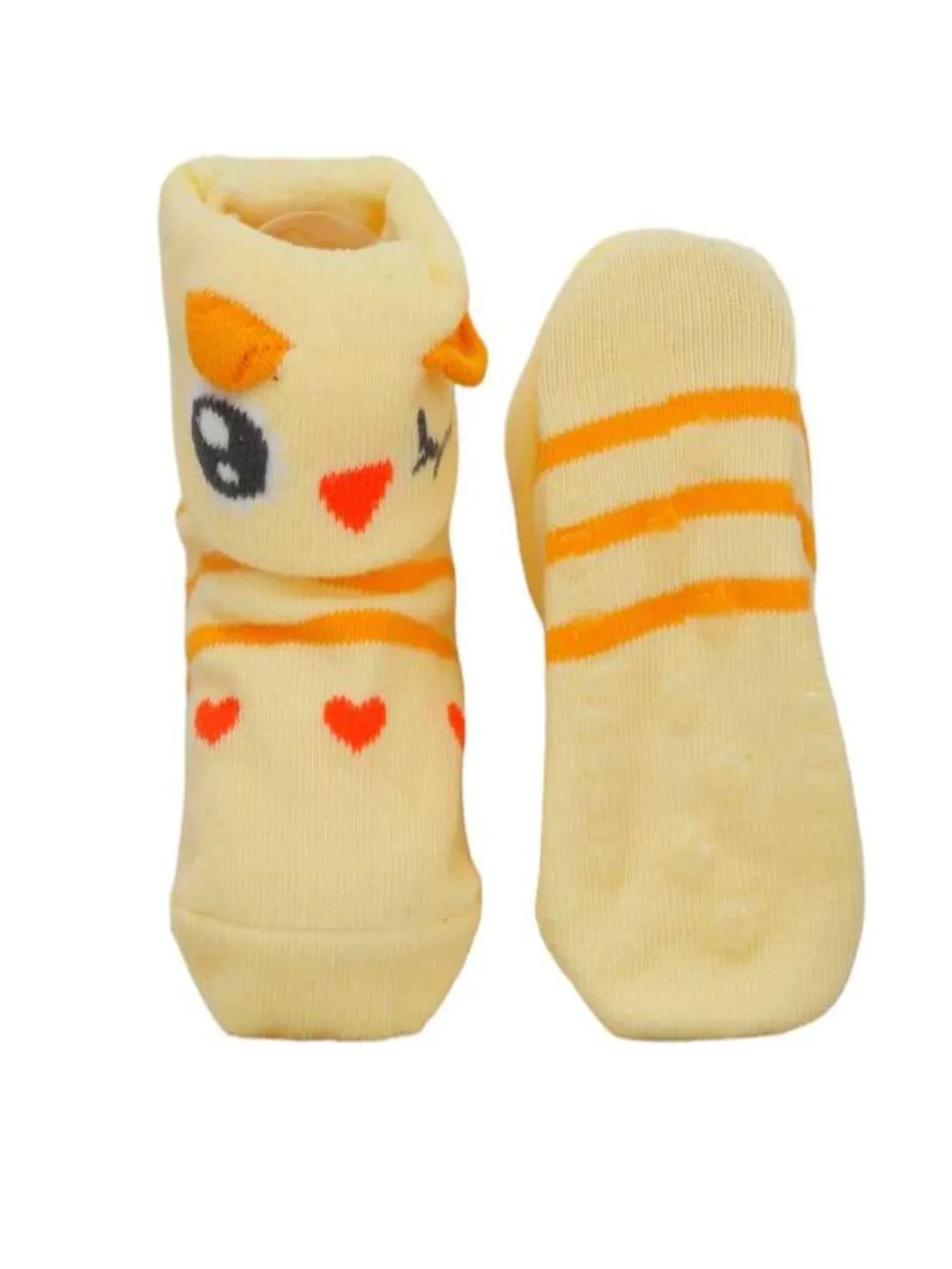 Adorable Animal Print Anti-Skid Socks Set for Baby Girls