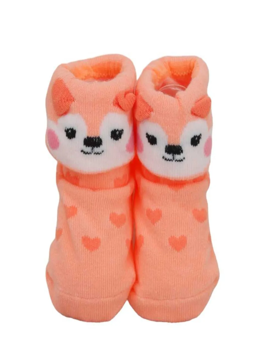 Adorable Animal Print Anti-Skid Socks Set for Baby Girls