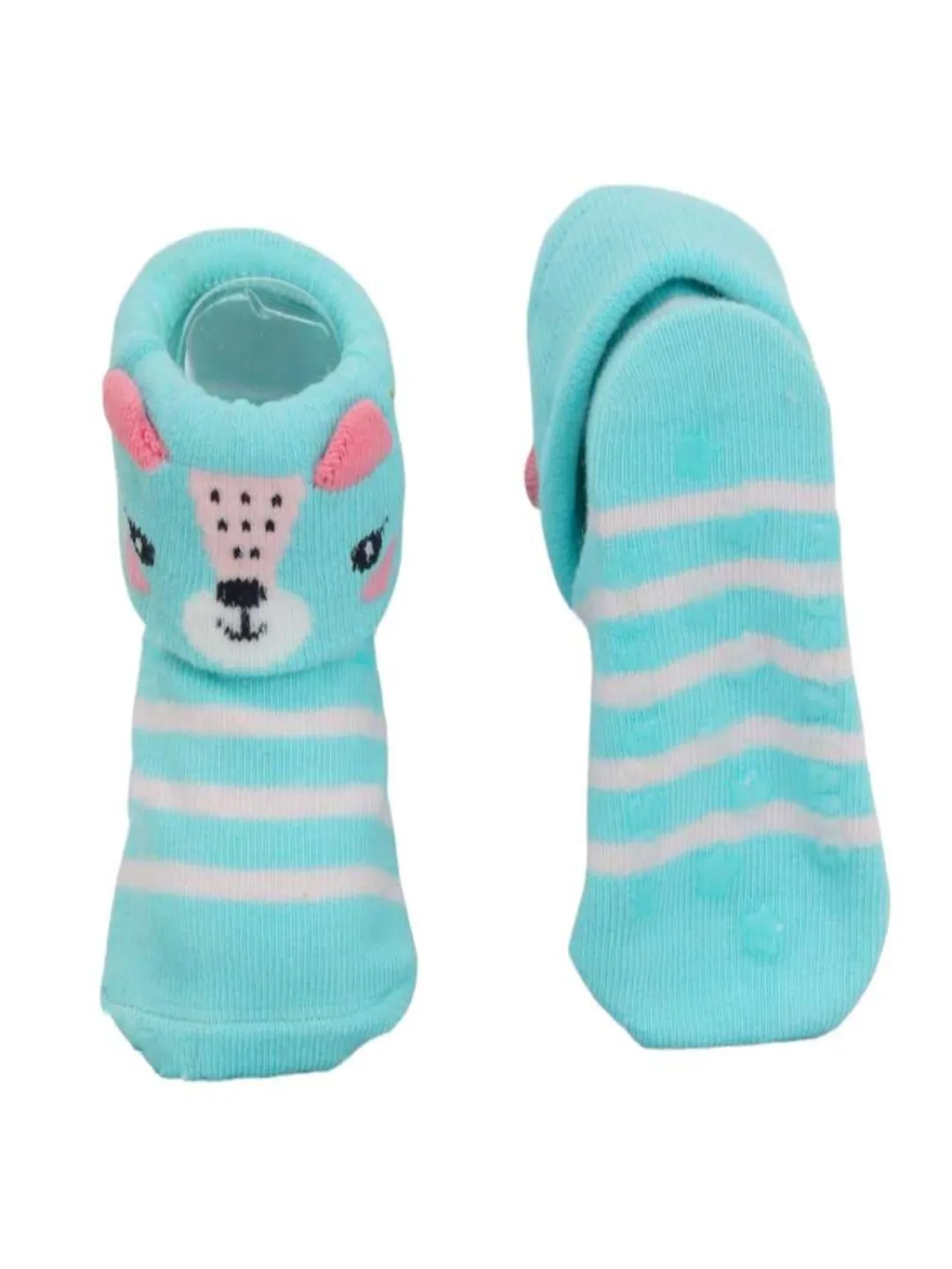 Adorable Animal Print Anti-Skid Socks Set for Baby Girls