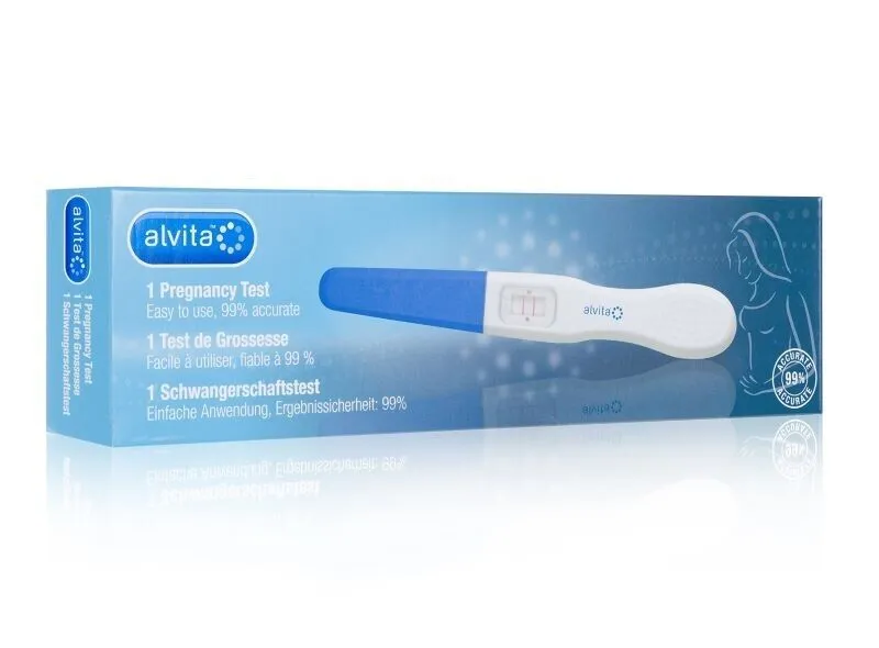 Alvita Mid Stream Pregnancy Test Kit (1 Test)