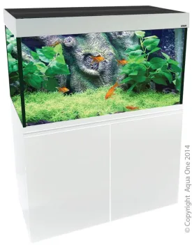 Aqua One Brilliance 120 Aquarium Set White 292L