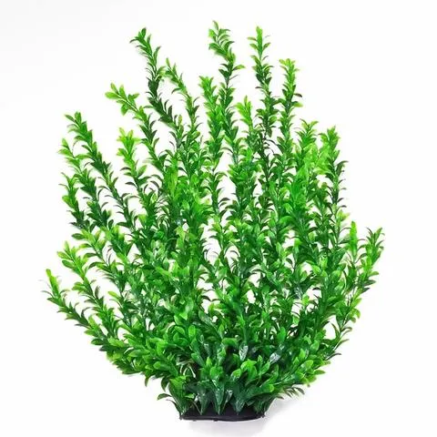 Aquatop 31" Broad Leaf Dk. Green Aquarium Plant w/ Weighted Base