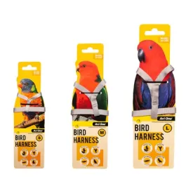 Avi One Bird Harness With Shock Resistant Lead Medium
