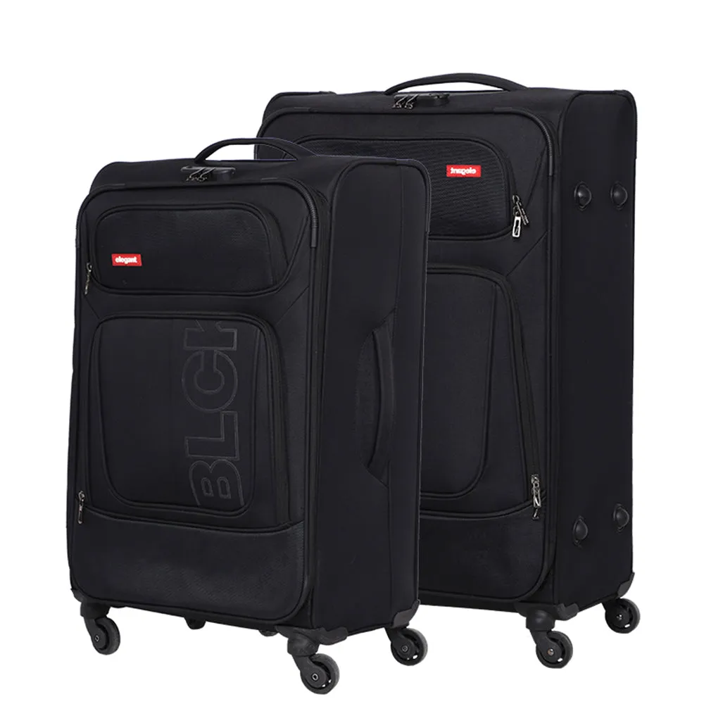 BLCK Trolley Luggage Bags Medium and Large - Black