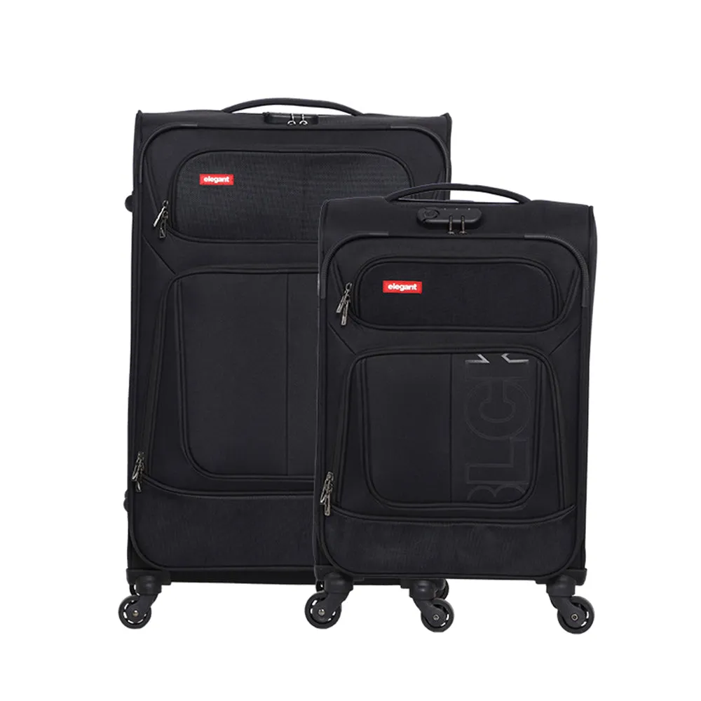 BLCK Trolley Luggage Bags Medium and Large - Black