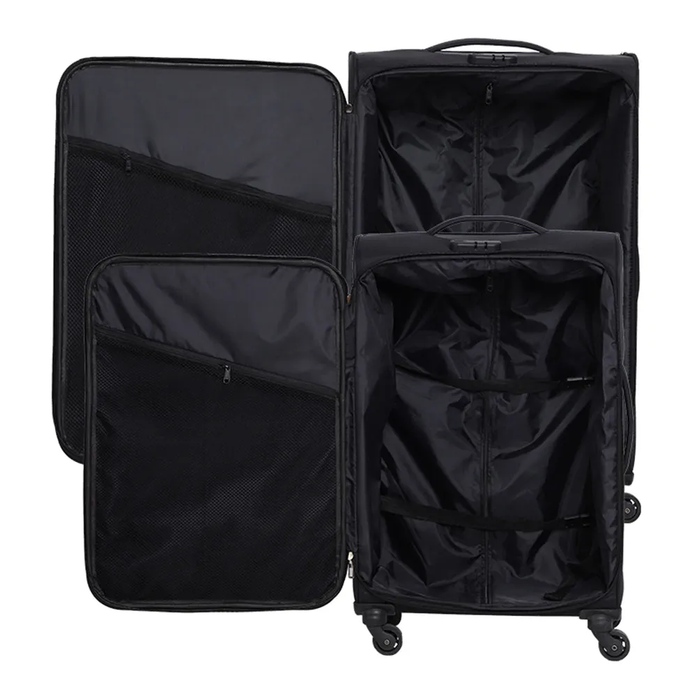 BLCK Trolley Luggage Bags Medium and Large - Black