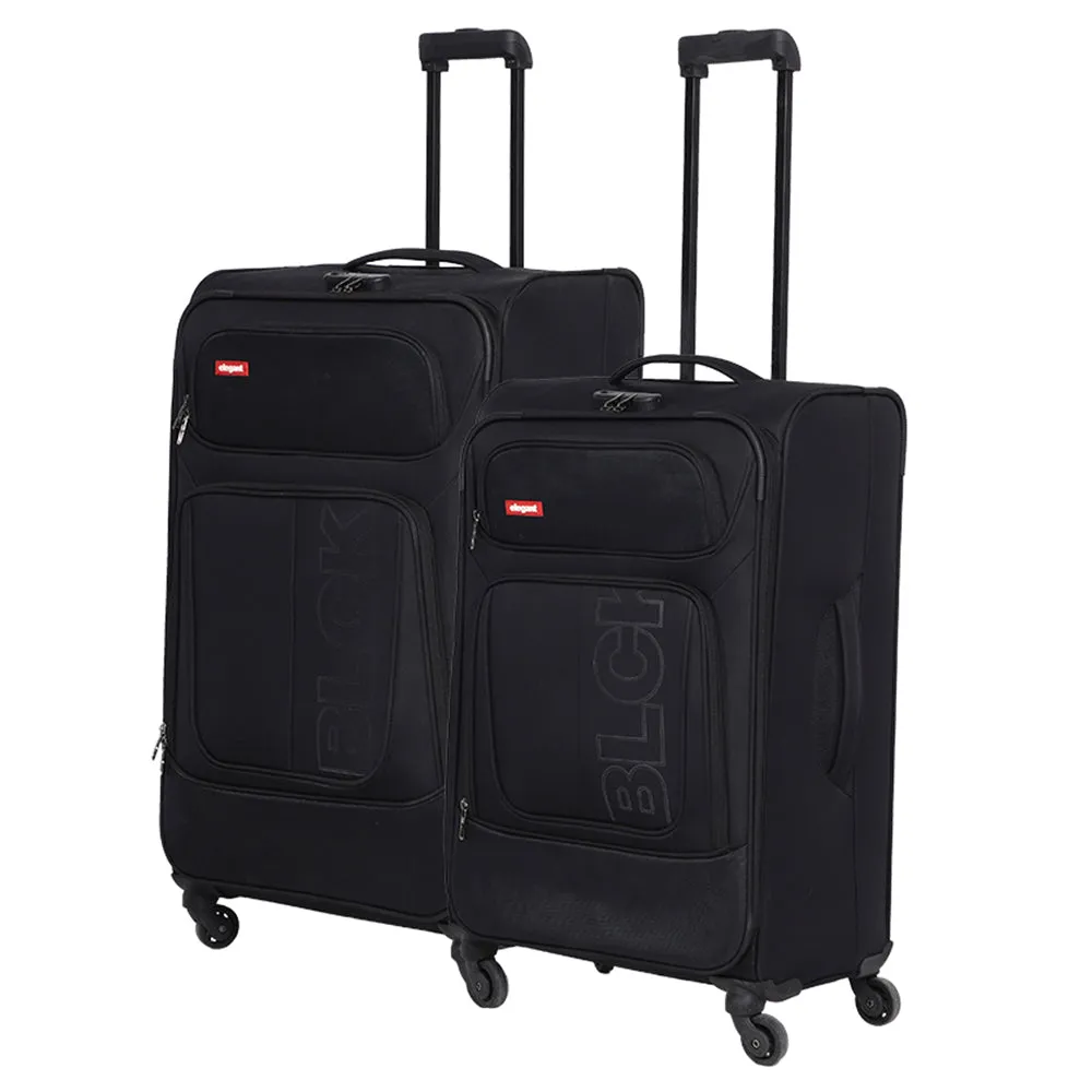 BLCK Trolley Luggage Bags Medium and Large - Black