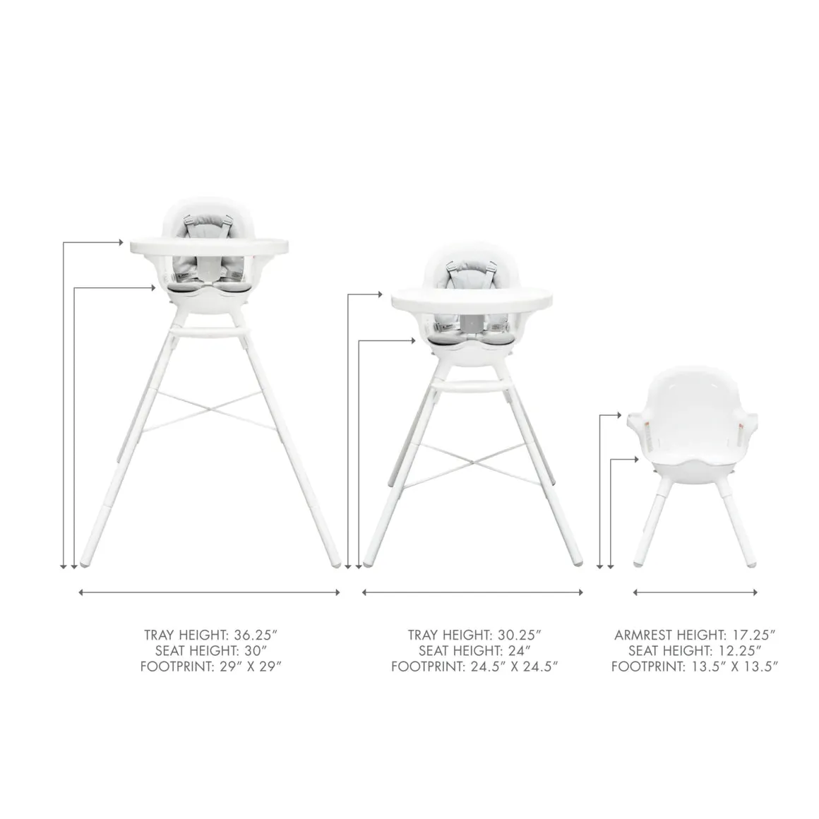 Boon Grub Dishwasher-Safe Adjustable Baby High Chair