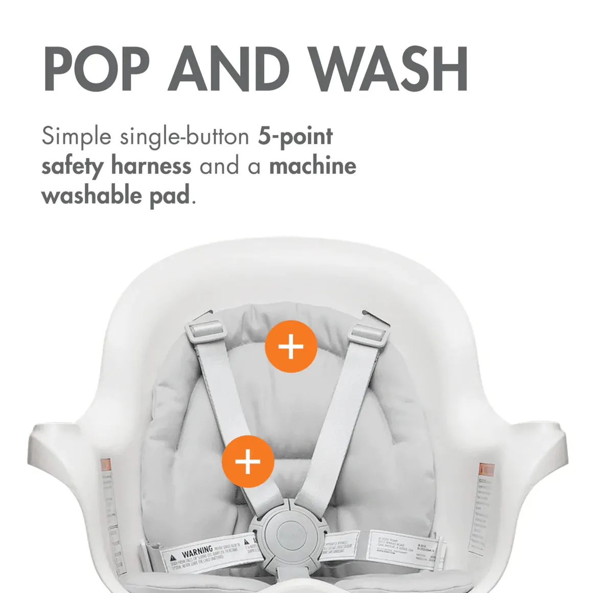 Boon Grub Dishwasher-Safe Adjustable Baby High Chair