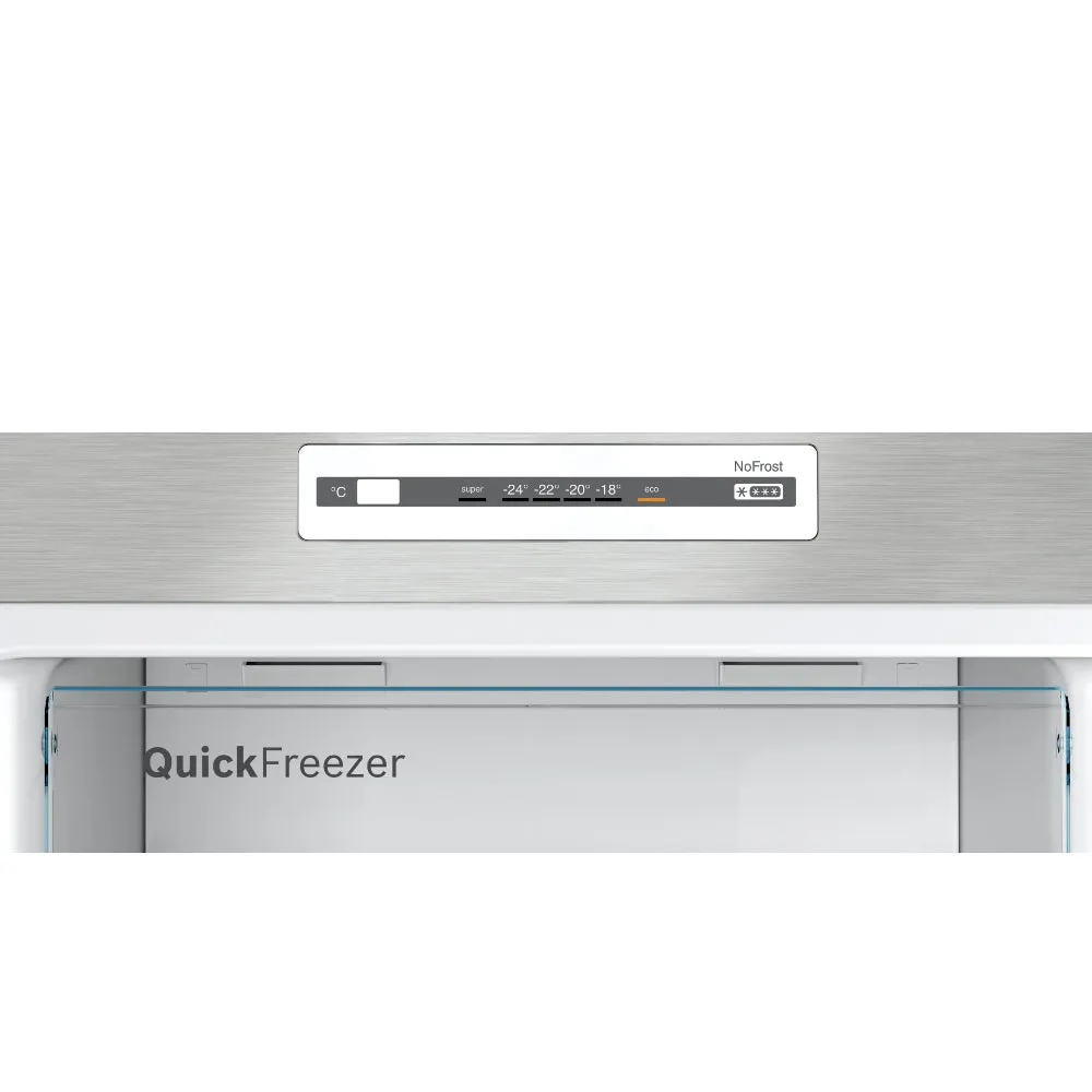 Bosch Series 2 Freestanding Refrigerator with Freezer at Top 171x60cm