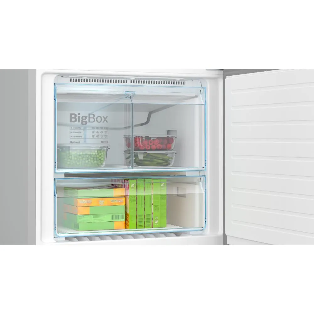 Bosch Series 4 Freestanding Refrigerator with Freezer at Bottom 186x75