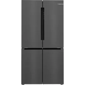 Bosch Series 6 605L French Door Fridge (Black)