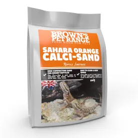 Brown's Reptile Substrate | Sahara Orange Calcium Sand