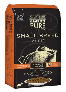 Canidae PURE Petite Small Breed Chicken Recipe Raw Coated Dry Dog Food