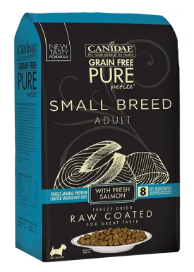 Canidae PURE Petite Small Breed Salmon Recipe Raw Coated Dry Dog Food