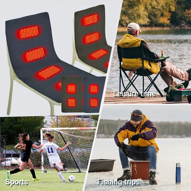 Cold Weather Fishing Multi-scene Heated Cushion With Portable Charger for Recreational Fishing
