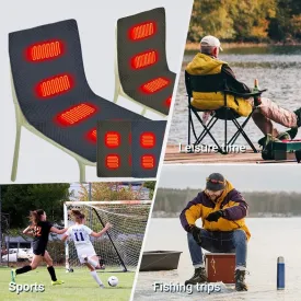 Cold Weather Fishing Multi-scene Heated Cushion With Portable Charger for Recreational Fishing