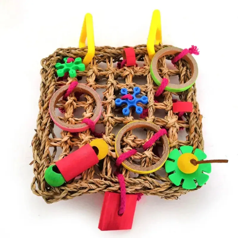 Colorful Hanging Parrot Molar Toy for Birds