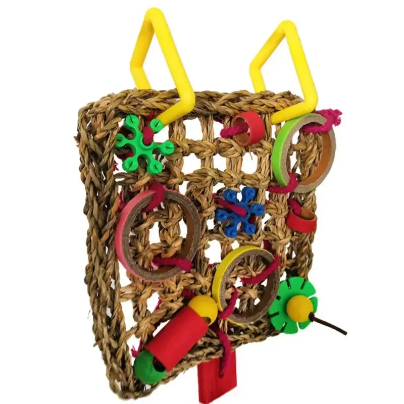 Colorful Hanging Parrot Molar Toy for Birds