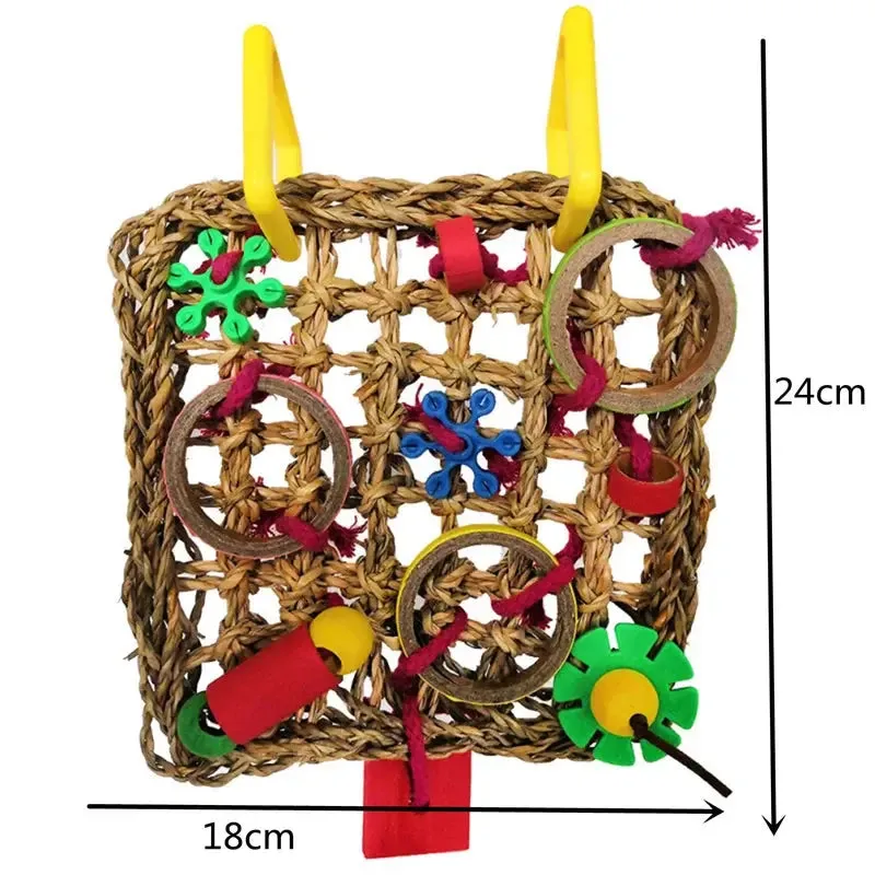 Colorful Hanging Parrot Molar Toy for Birds