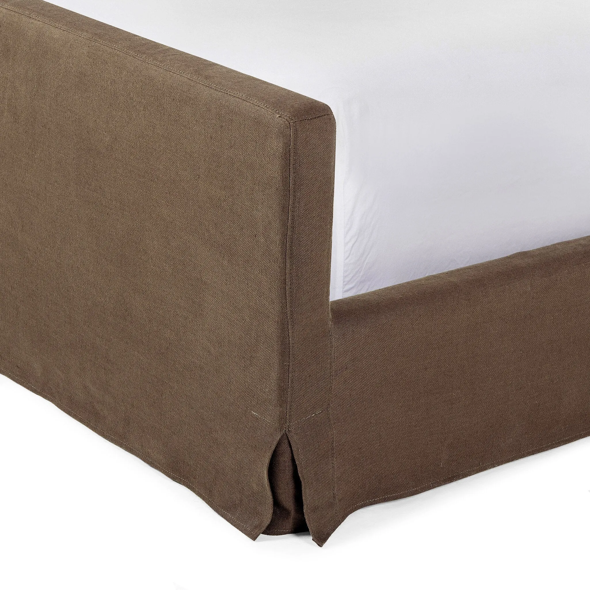 Daphne Slipcover Bed - Coffee