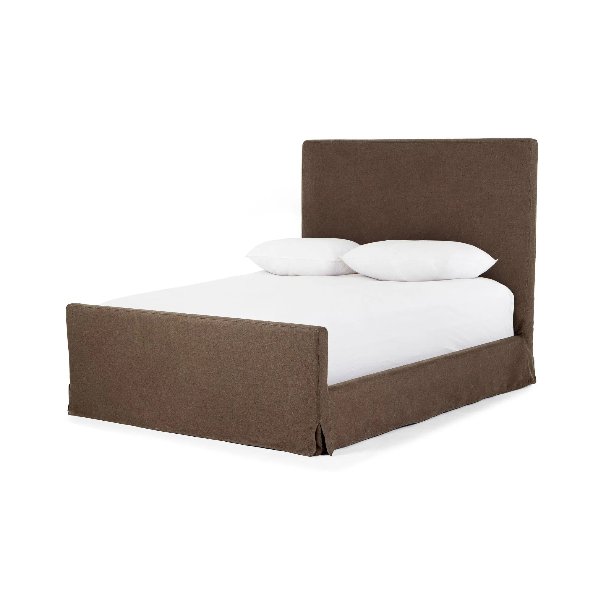Daphne Slipcover Bed - Coffee