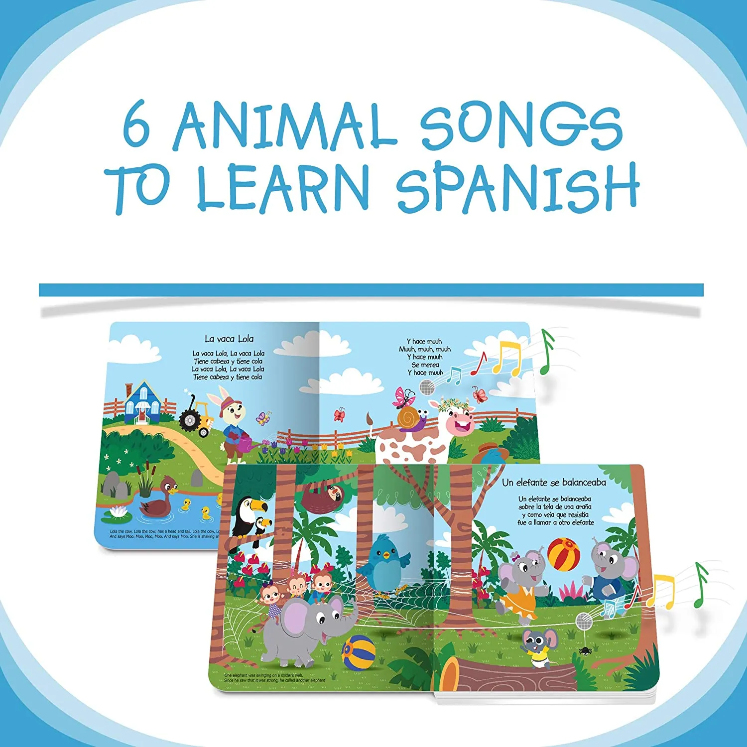Ditty Bird Book - Canciones de Animales en Espanol