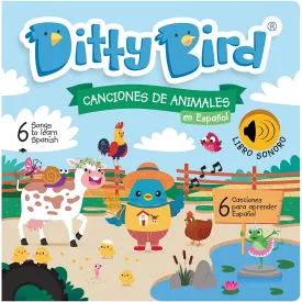 Ditty Bird Book - Canciones de Animales en Espanol