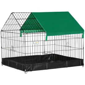 Guinea Pig Cage Small Animal Habitat Rabbit HouseWith No Leaking Bottom Safety Locking System Top Roof