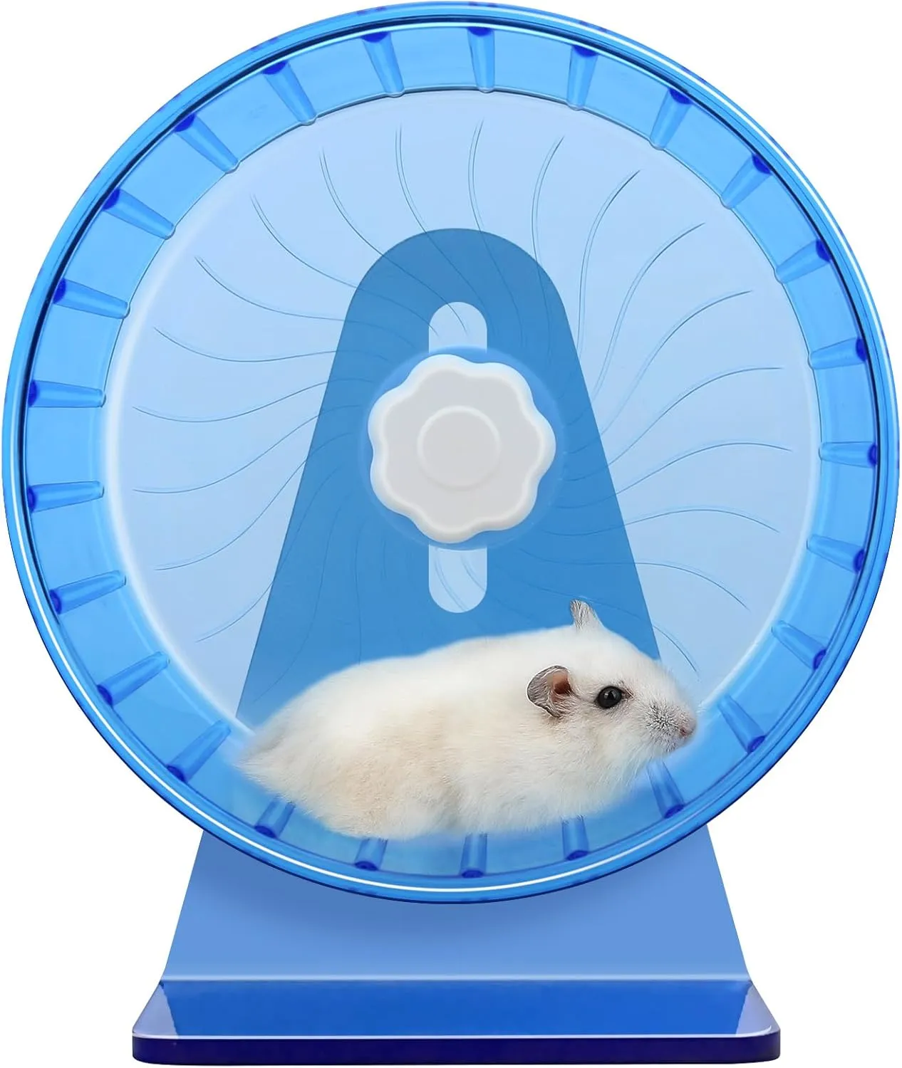 Hamster Wheel,Silent Wheel,Super Silent Hamster Exercise Wheels,Silent Hamster Wheel,Adjustable Stand Hamsters Exercise Wheels,Quiet Rat Wheel ( 5.5 inch, Blue)