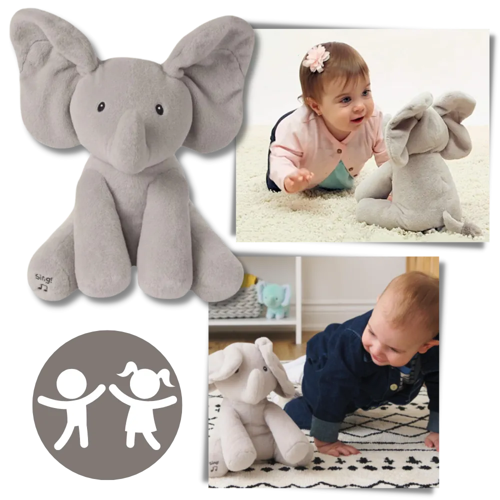 Interactive Peek a Boo Elephant