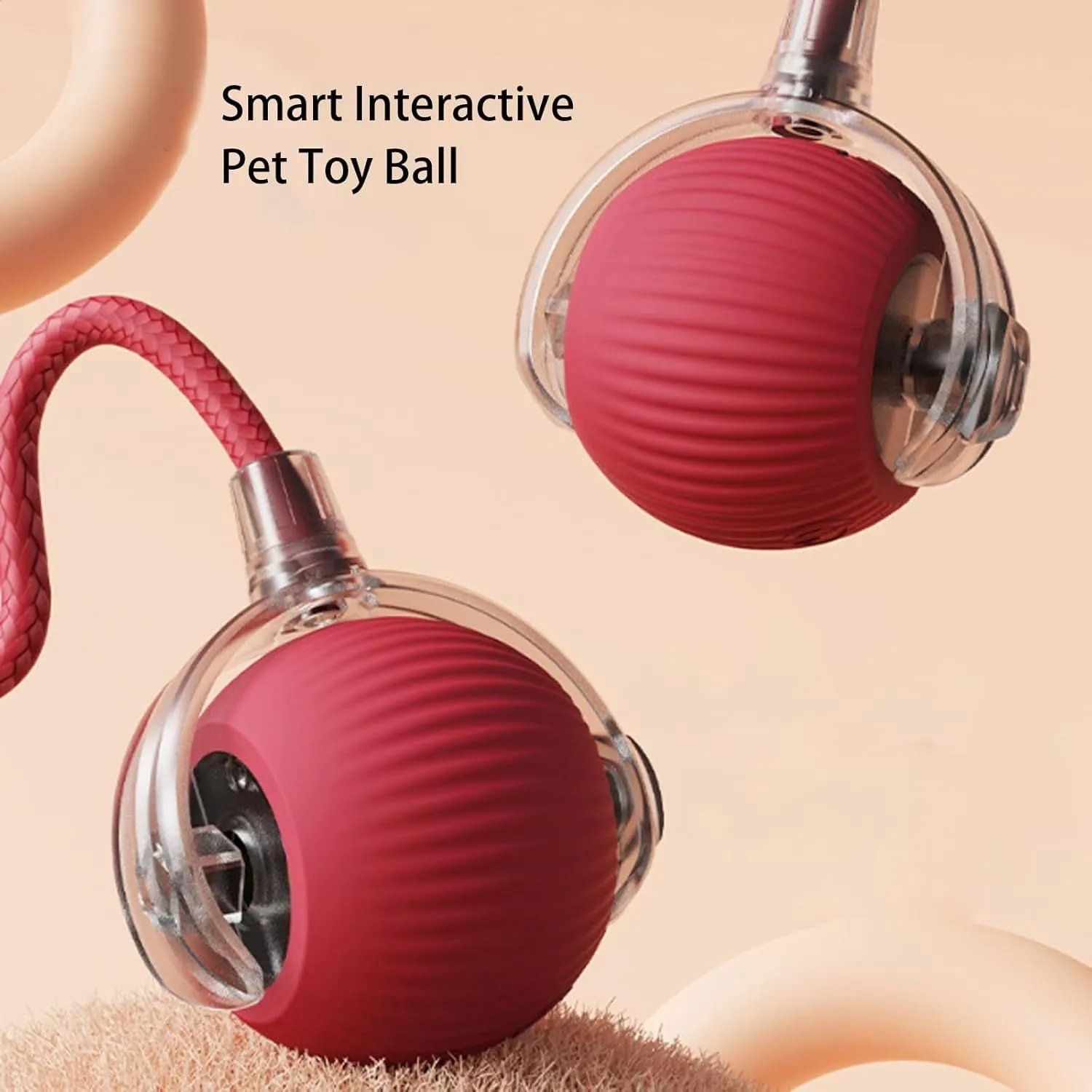 Interactive Smart Automatic  Pet Ball Toy for Cats and Dogs