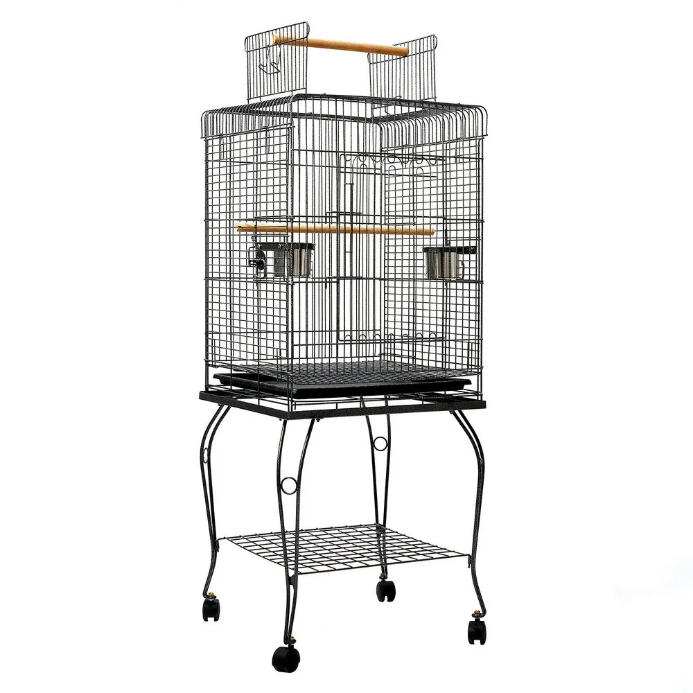 i.Pet - 145cm Large Bird Cage Aviary with Stainless Steel Feeders