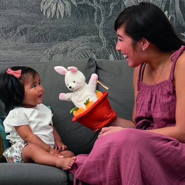 Kaloo Rabbit Surprise Puppet