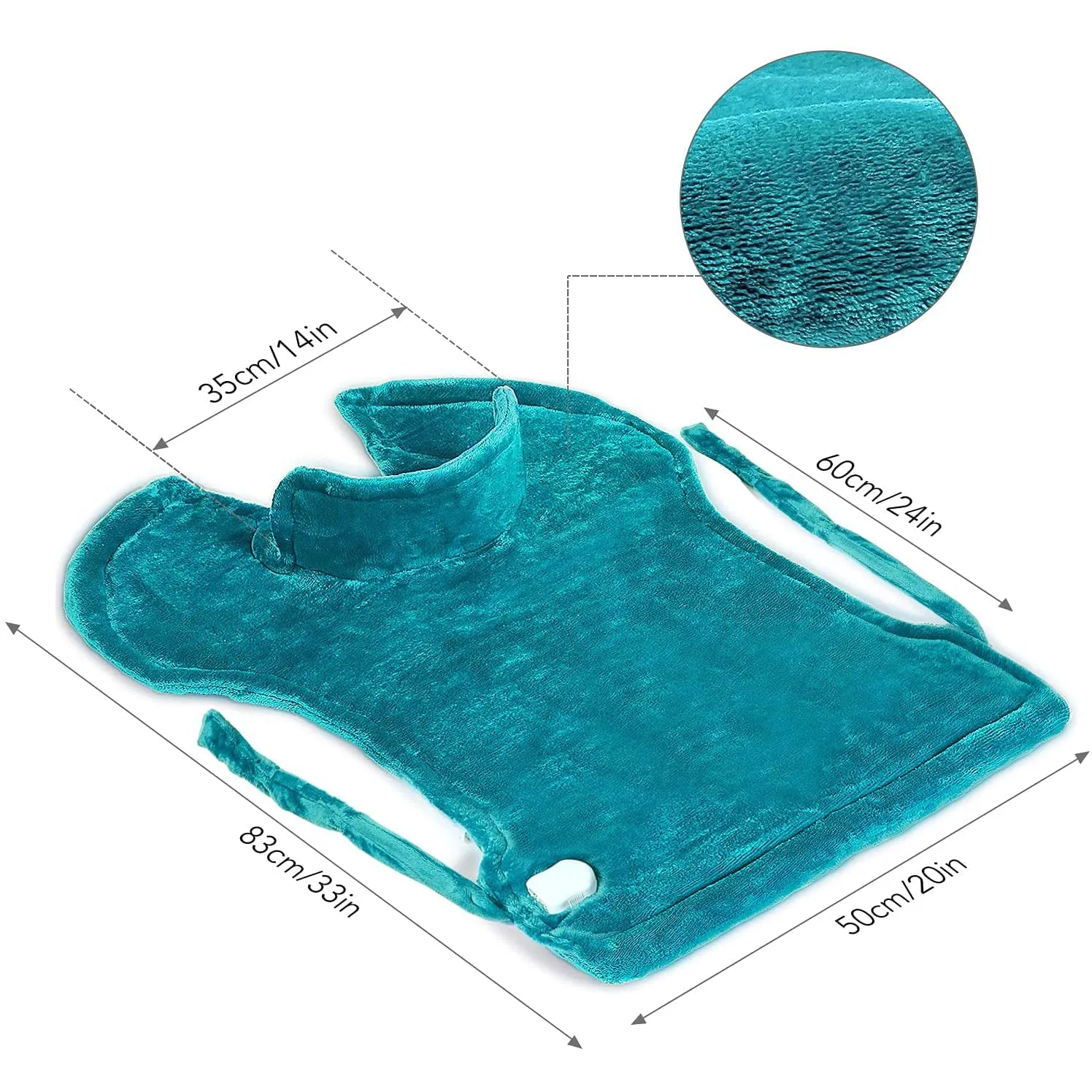 Large Heating Pad for Back and Shoulder